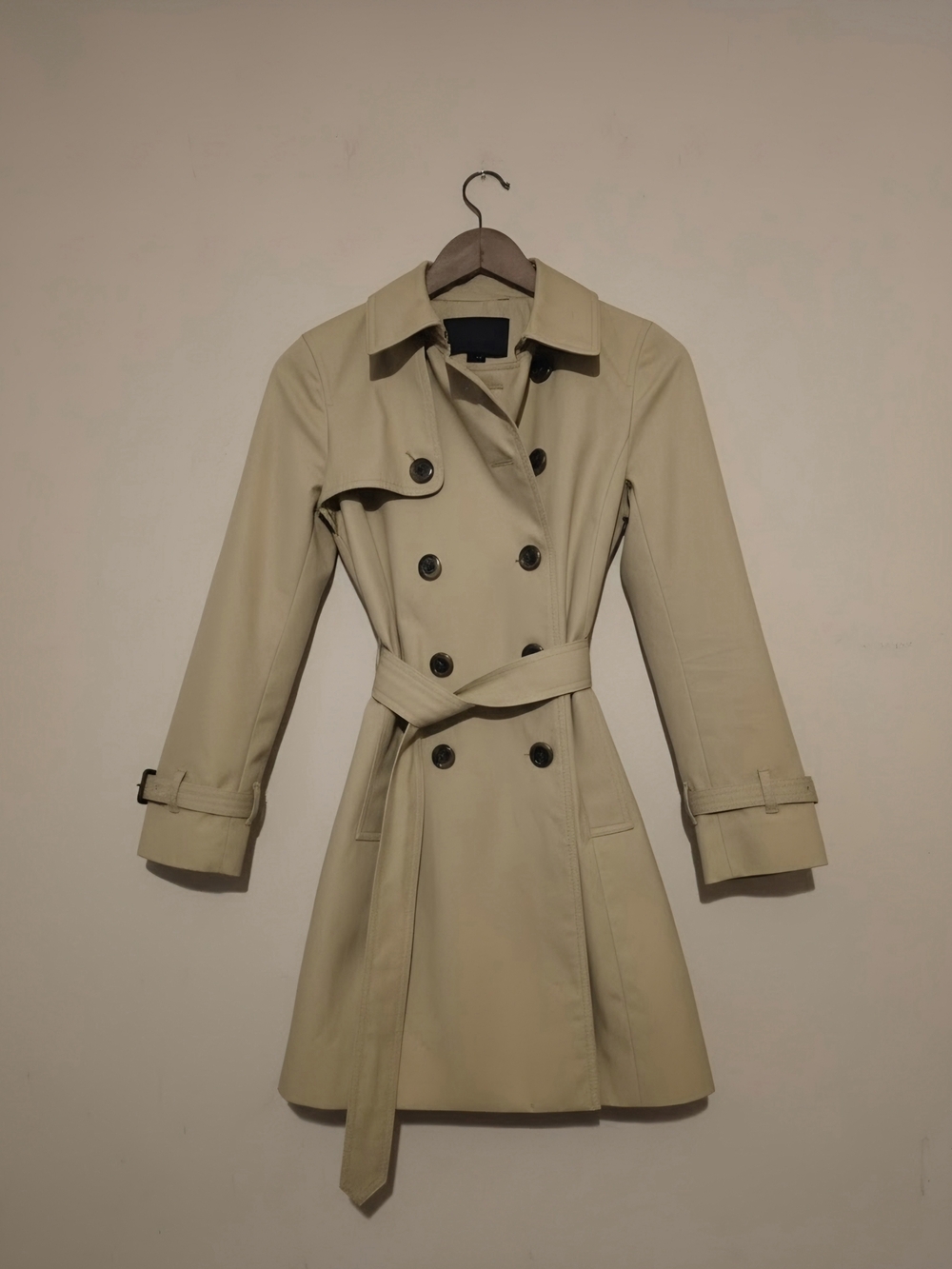 J.Crew Petite 2017 Original Icon Trench Coat in Olive Tan (Size 2P)